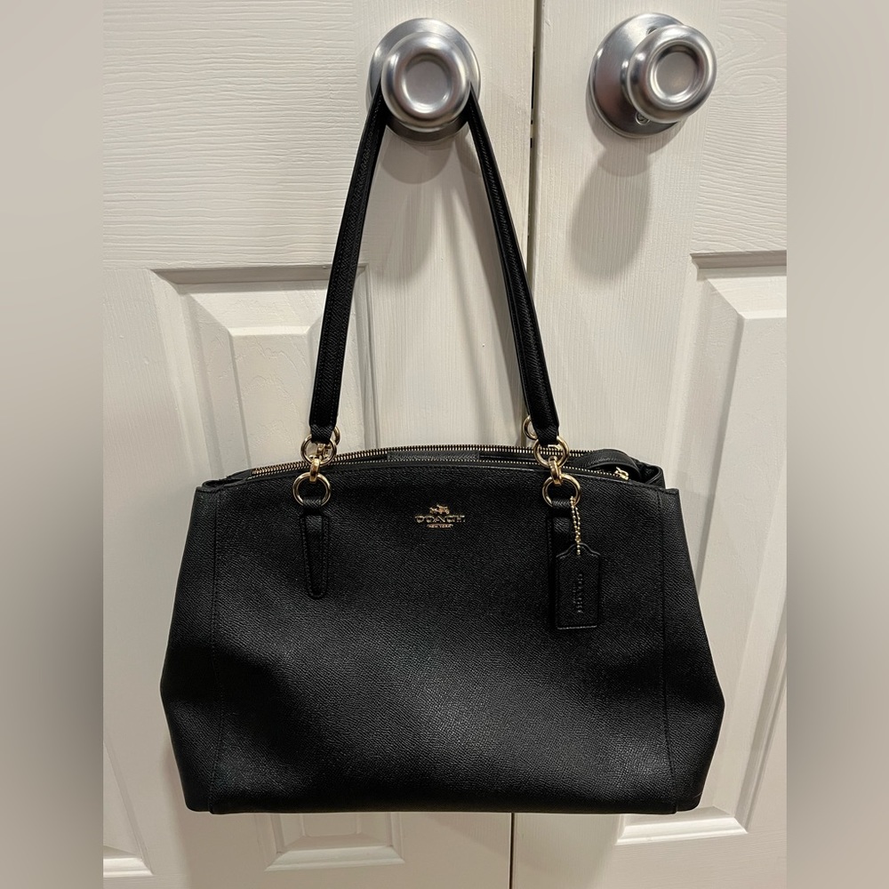 Coach Christie Carryall Satchel Great Condition with Gold Hardware